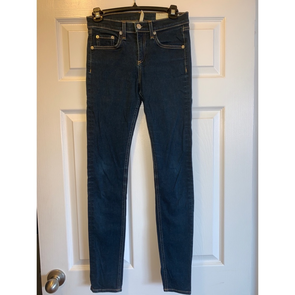 Rag & bone jean dark wash skinny leg size 26
